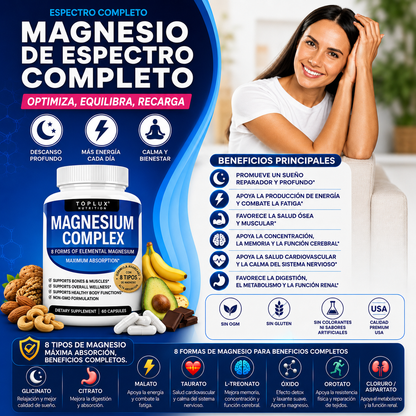 Magnesio Complex 8 Elementos 1000 MG