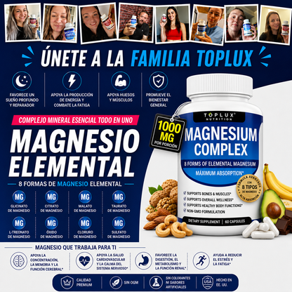 Magnesio Complex 8 Elementos 1000 MG