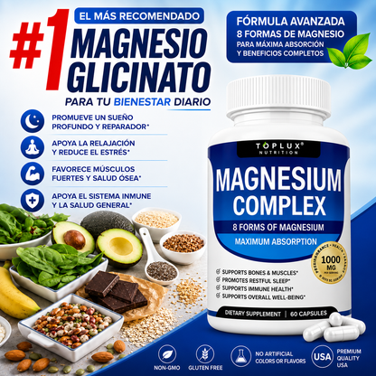 Magnesio Complex 8 Elementos 1000 MG