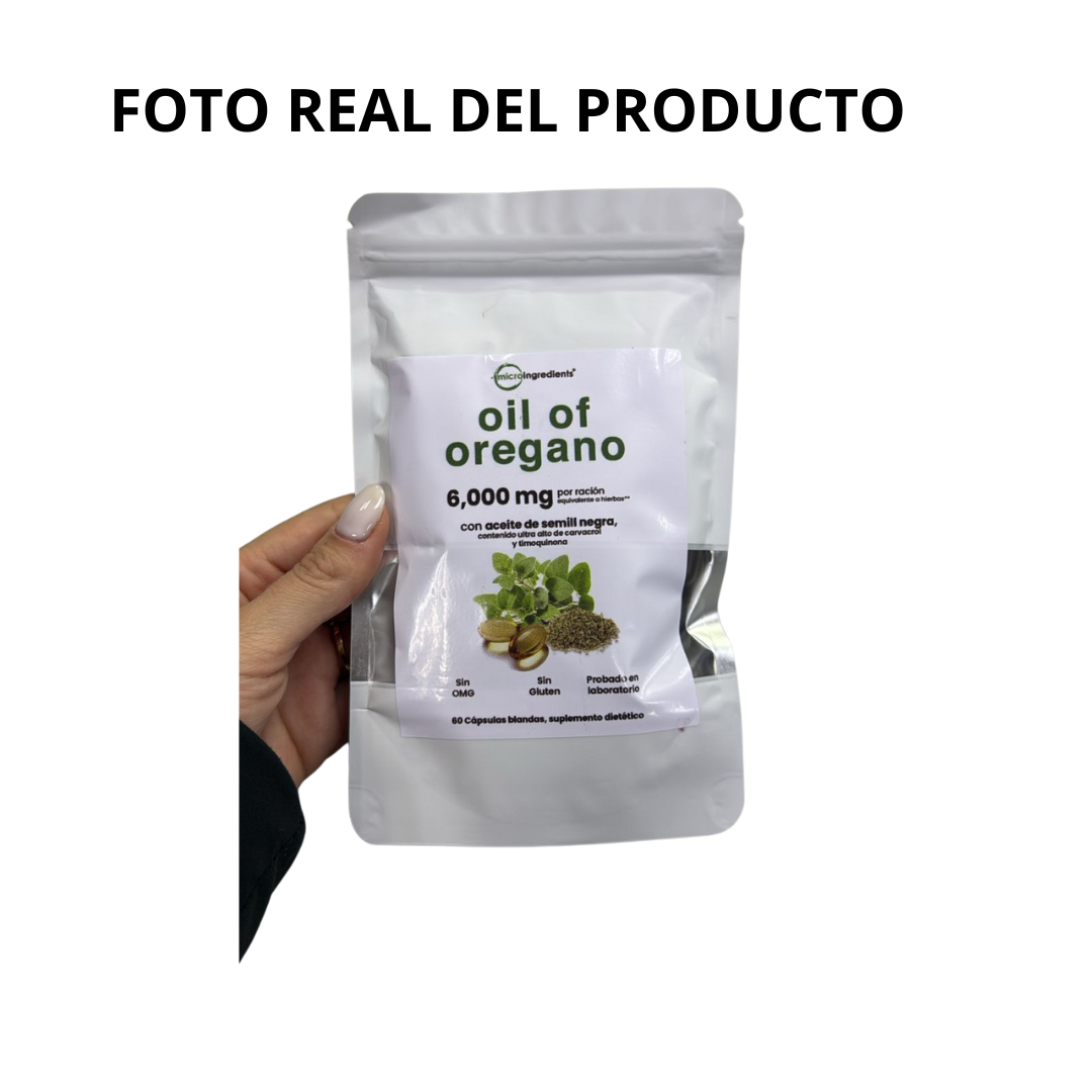 Aceite De Orégano 60 cáp.