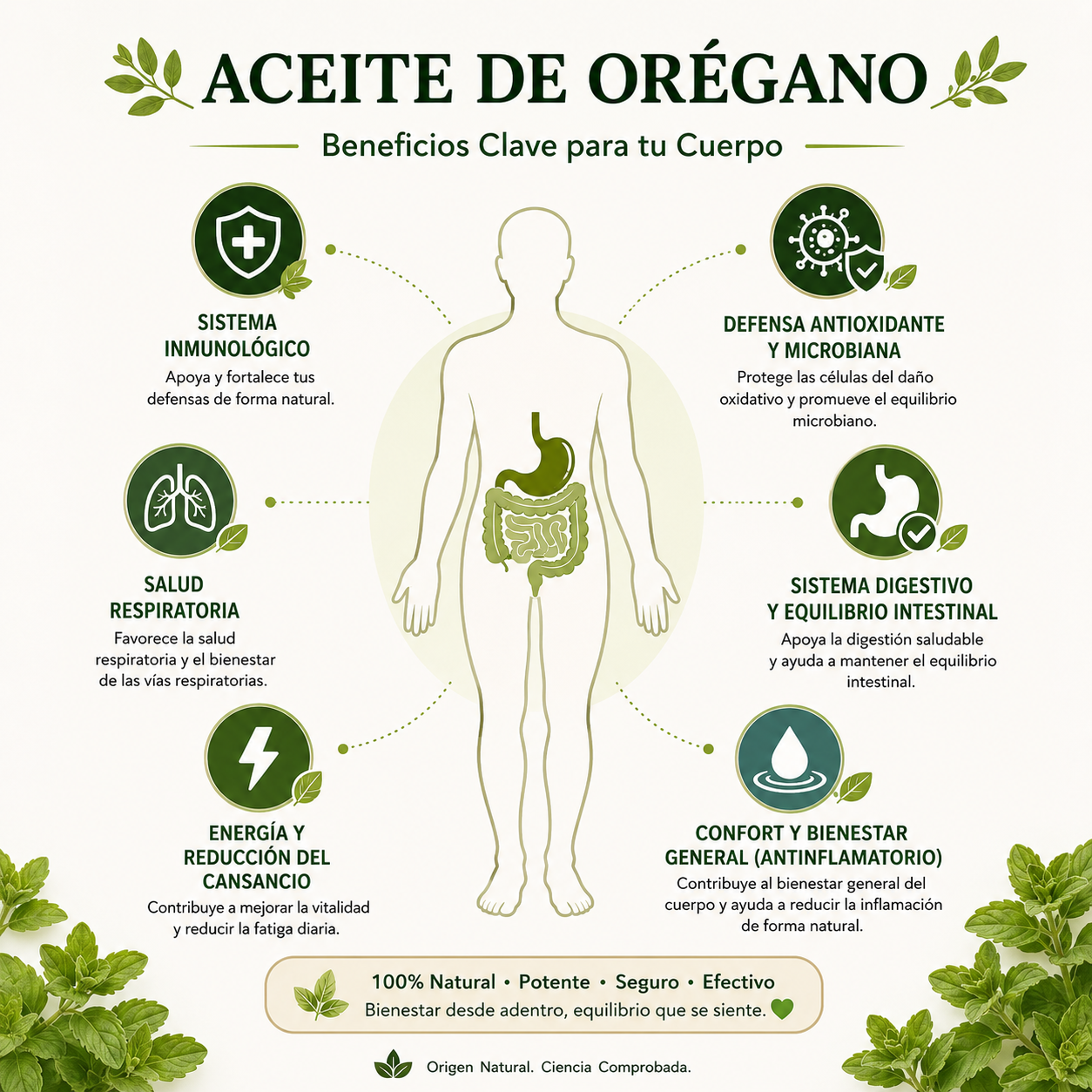 Aceite De Orégano 60 cáp.
