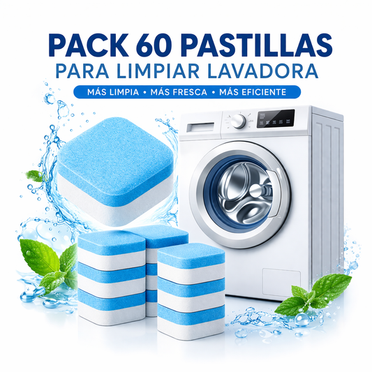 Pack 60 Pastillas Lavadora