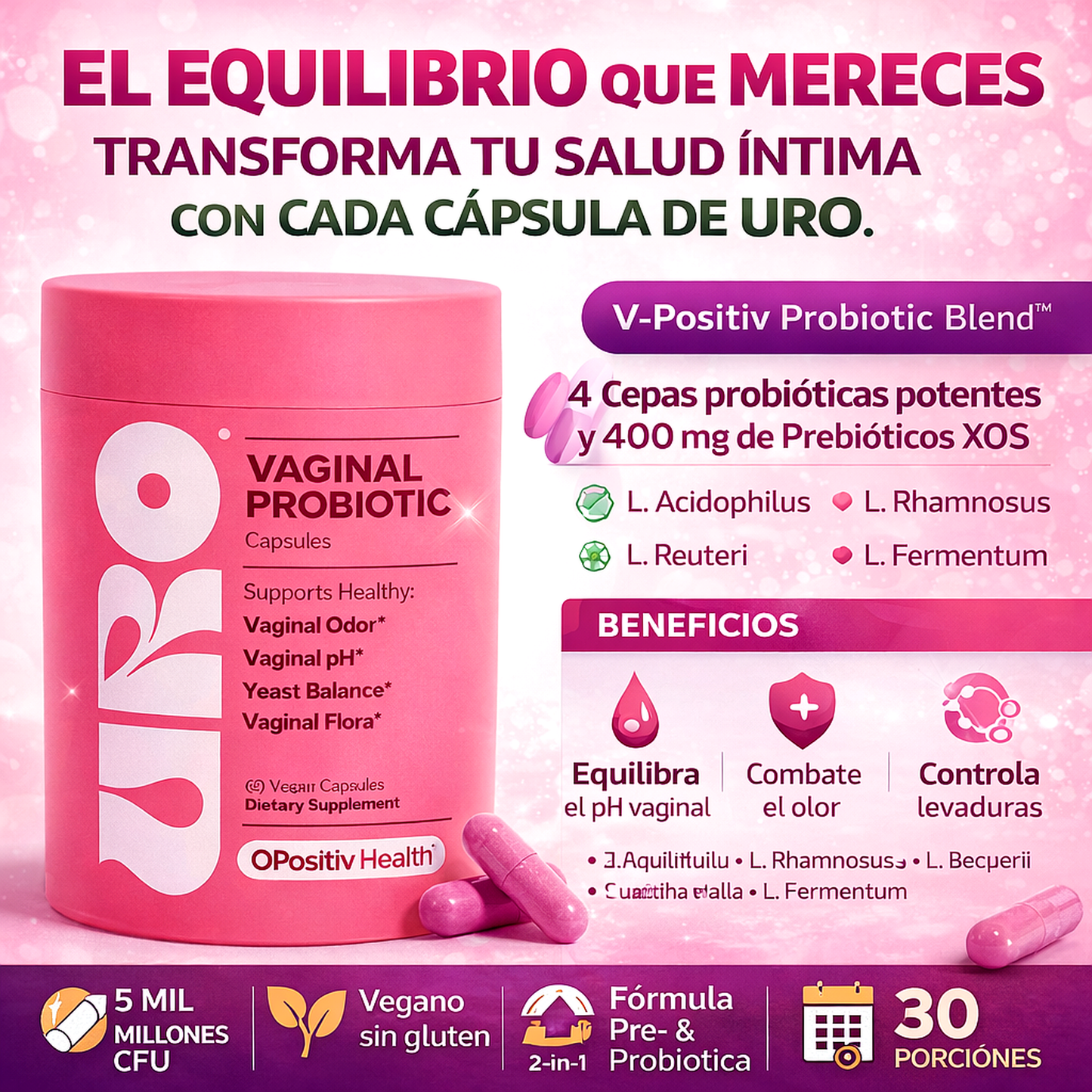 Probiótico Vaginal URO